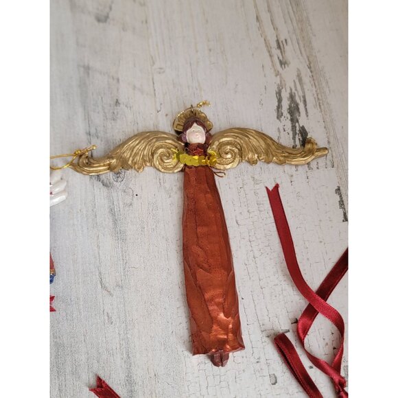 Angel love hope peace variety‎ ornament Xmas set cherub - Picture 4 of 6